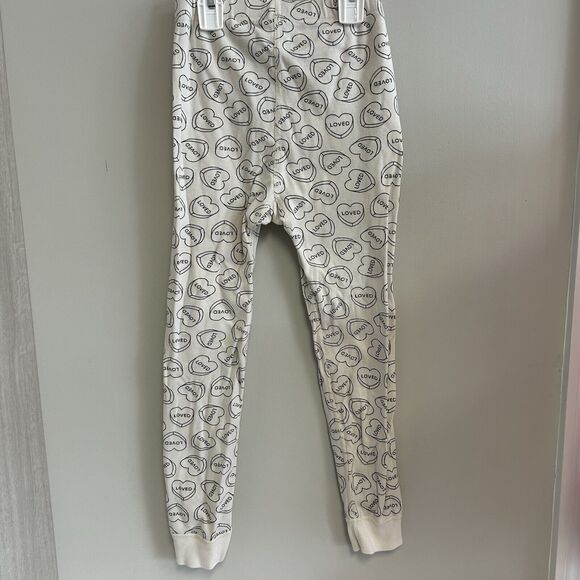 Hanna Andersson Pajamas Size 120 Cm Or US 6 Conversation Hearts Valentines Day - Picture 8 of 8